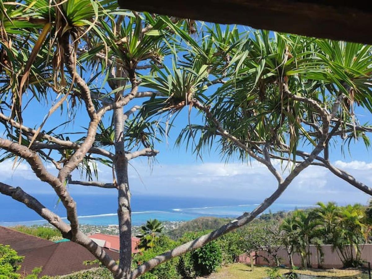 Jolie Maison Vue Ocean Et Moorea Punaauia  Exterior photo